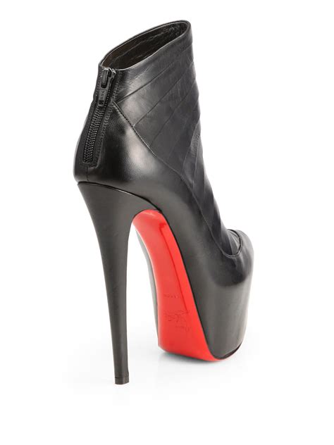 christian louboutin heel boots.